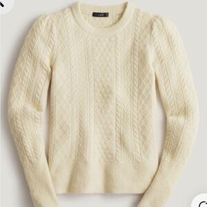 Jcrew cream colored sweater XS
